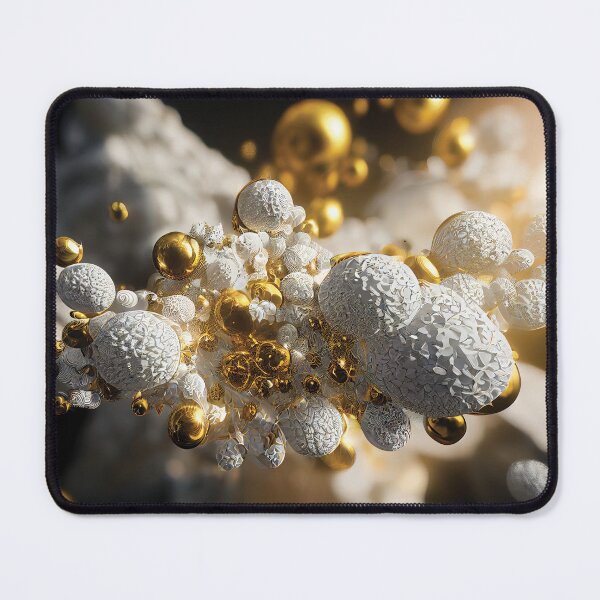 Item preview, Glamour gold and white pattern designed and sold by Mobius Spot Collective.