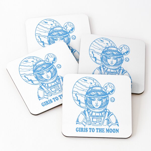 Item preview, Girls to the Moon designed and sold by MONOKARYON.