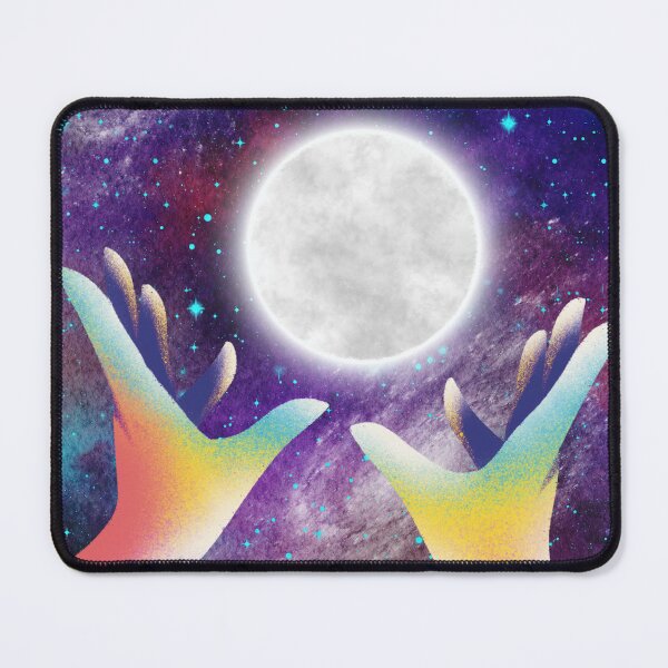 Item preview, Moon Glow Space Metal Print designed and sold by The Shark  Designer.