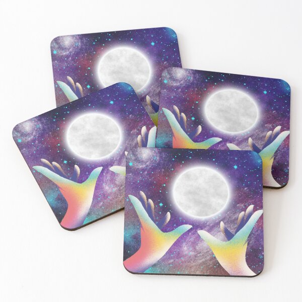 Item preview, Moon Glow Space Metal Print designed and sold by The Shark  Designer.