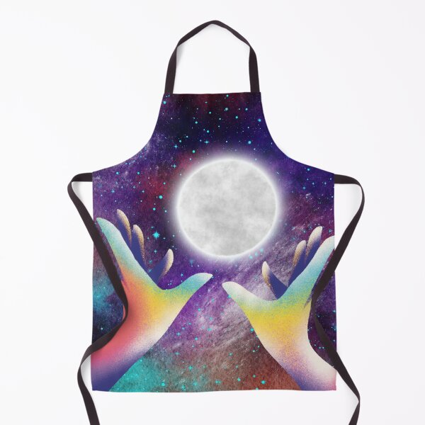 Item preview, Moon Glow Space Metal Print designed and sold by The Shark Designer.
