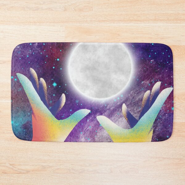 Item preview, Moon Glow Space Metal Print designed and sold by The Shark  Designer.