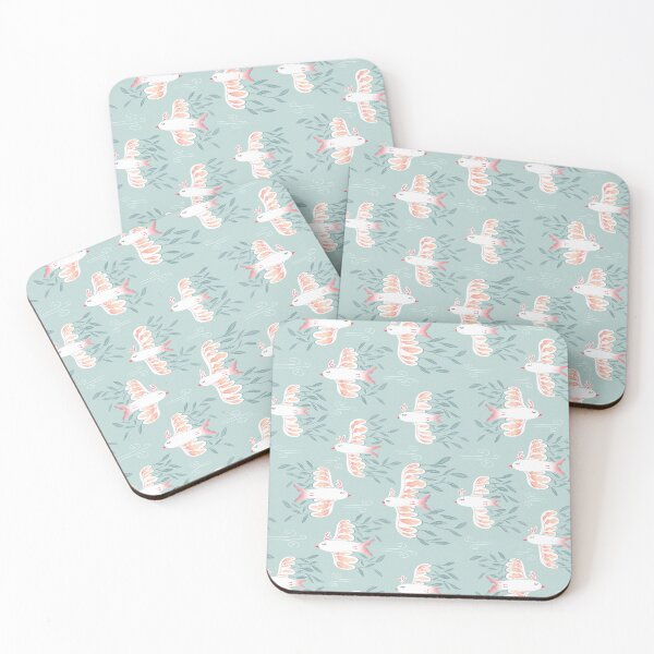 Item preview, Whimsical bird pattern  designed and sold by wecouldall-be.