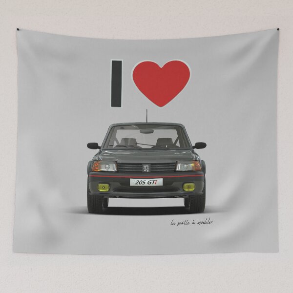 Item preview, I Love 205 designed and sold by LaPatteAModeler.