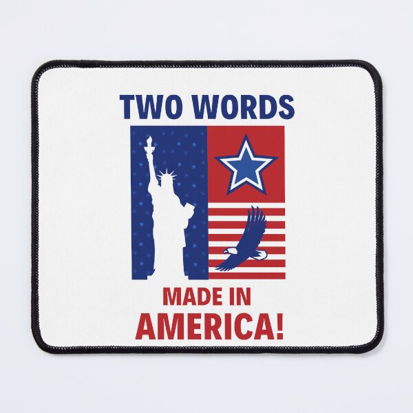 Item preview, Two Words Made in America Sticker  designed and sold by TheCreativeFab.