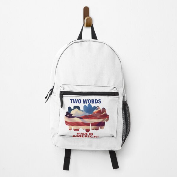Item preview, Two Words Made in America Sticker designed and sold by TheCreativeFab.
