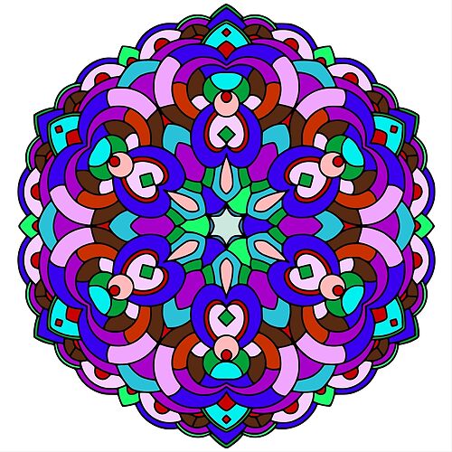 Circle Mandalas 162 (Style:5)