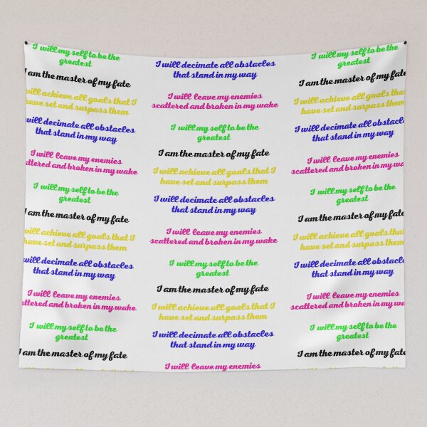 Item preview,  Affirmation sentences for men women and kids.  stickers and t-shirt  designed and sold by Pugnaciousprint.