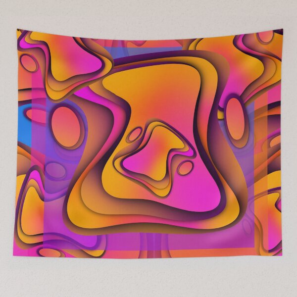 Aperçu de l'œuvre Nouvelles formes étranges 1 créée et vendue par GeraldNewtonArt.
