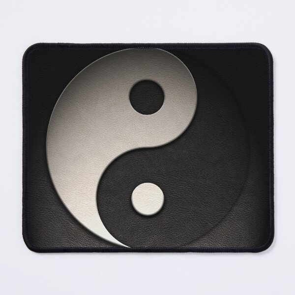 Item preview, Yin Yang Symbol Leather Texture Repost designed and sold by The Learning Curve Photography.