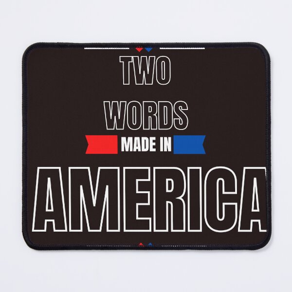 Item preview, Two Words Made in America Sticker  designed and sold by TheCreativeFab.