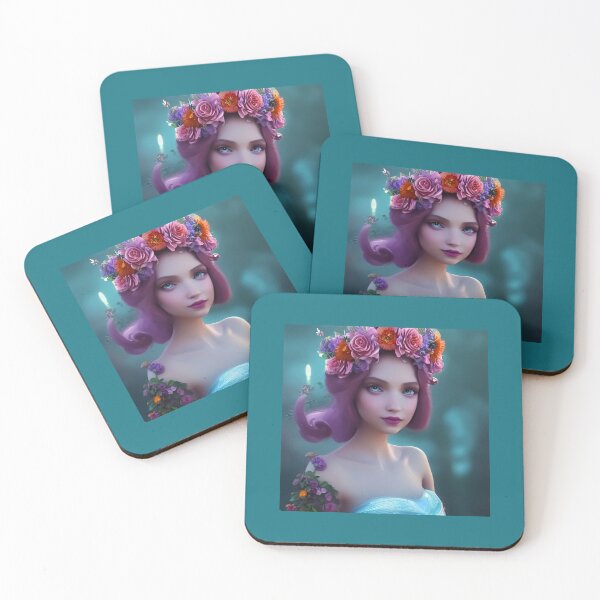 Item preview, Blossom princess | Princess with a Flower Crown designed and sold by LenaKiagia.