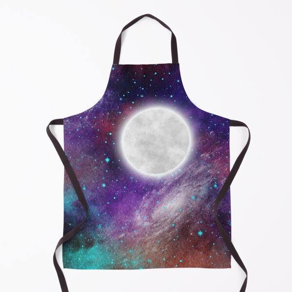 Item preview, Moon Glow Galaxy Metal Print designed and sold by The Shark Designer.