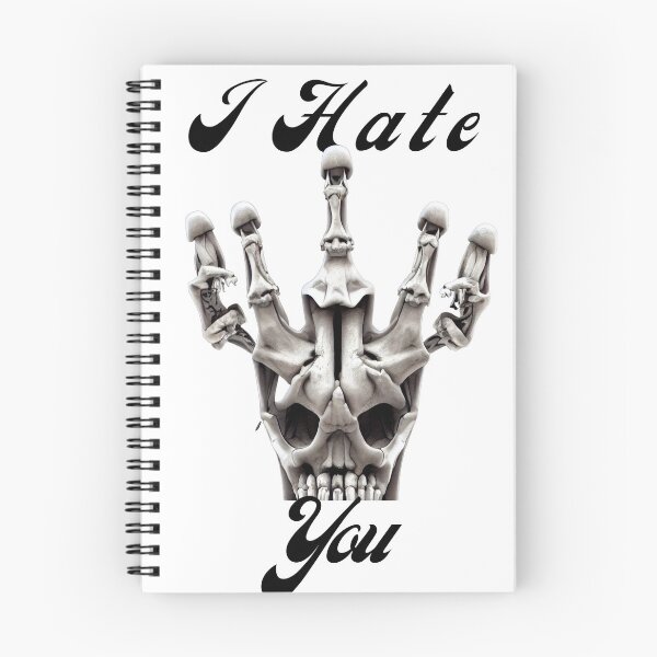 Item preview, Scary I Hate You Emoji Sticker designed and sold by TheCreativeFab.