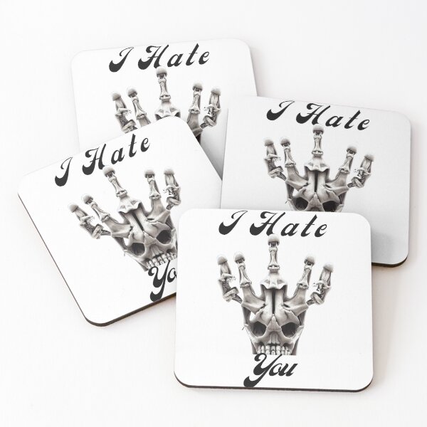 Item preview, Scary I Hate You Emoji Sticker designed and sold by TheCreativeFab.