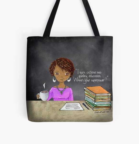 Teacher coffee 13 All Over Print Tote Bag