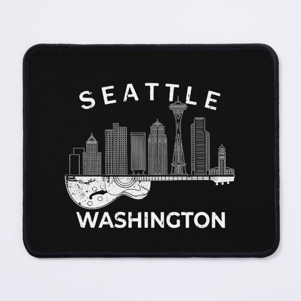 Item preview, Seattle Souvenir Men Washington Gift Music Electric Guitar designed and sold by DSWShirts.