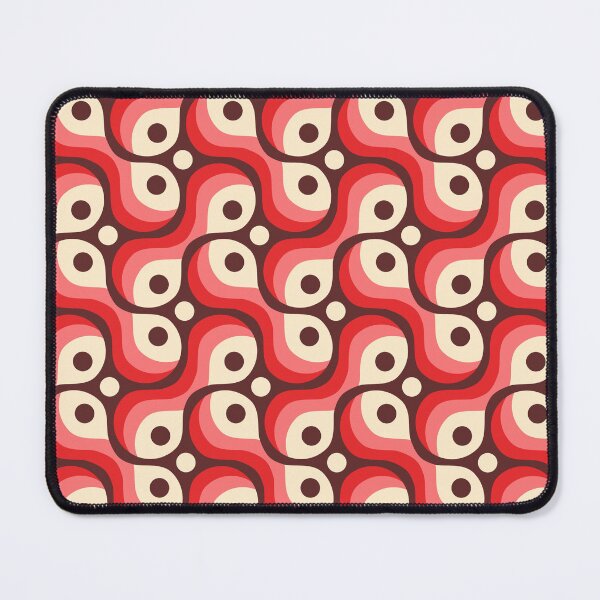 Item preview, 2203 - abstract retro pattern, red designed and sold by RouCouCou.