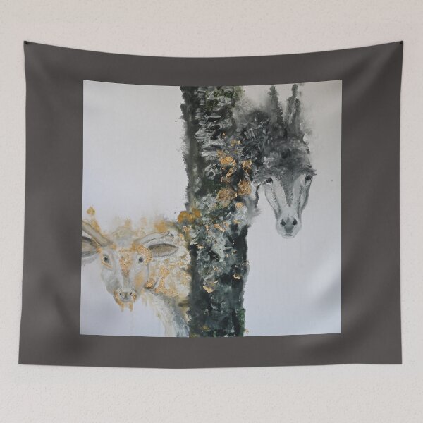 Item preview, Magical fog creatures donkey and goat designed and sold by susannvoelske.