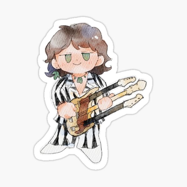 “Chris Squire doodle " Sticker for Sale by medl2ey39bb | Redbubble