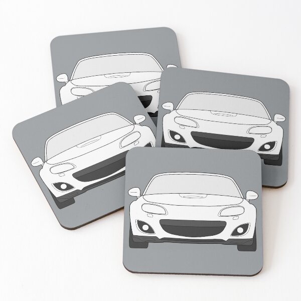 Item preview, Mazda Miata MX5 NC facelift white color designed and sold by EdimDesign.