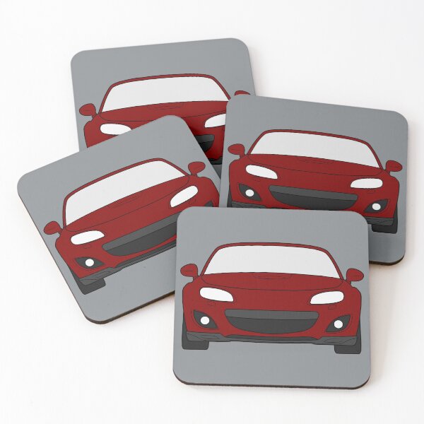 Item preview, Mazda Miata MX5 NC facelift bordeaux color designed and sold by EdimDesign.