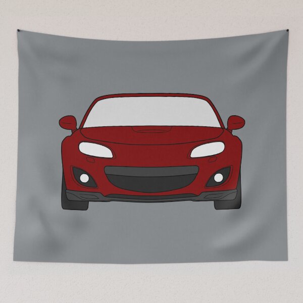 Item preview, Mazda Miata MX5 NC facelift bordeaux color designed and sold by EdimDesign.