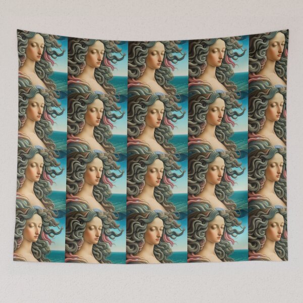 Item preview, Colorful Venus | Princess with long curly hair designed and sold by LenaKiagia.