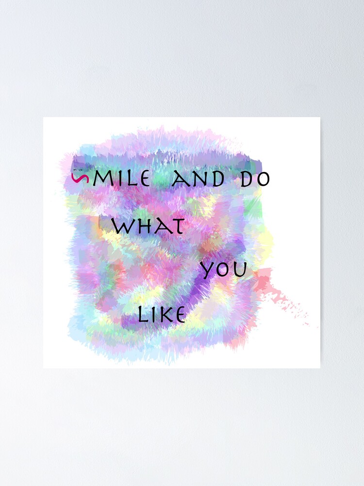 Thumbnail 1 of 3, Poster, Smile designed and sold by jee532.