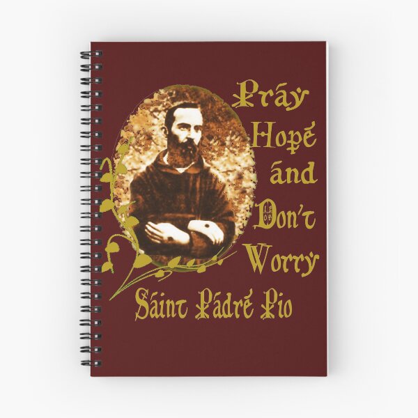 Item preview, St Padre Pio Catholic Saint designed and sold by hispanicworld.