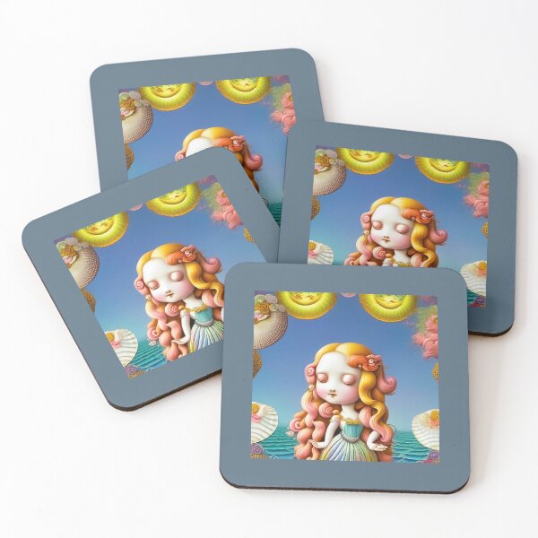 Item preview, Colorful Venus | Princess with long curly hair designed and sold by LenaKiagia.