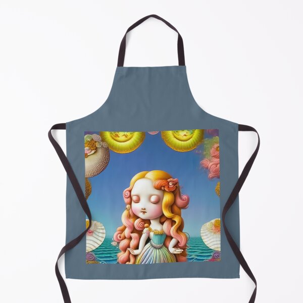 Item preview, Colorful Venus | Princess with long curly hair designed and sold by LenaKiagia.