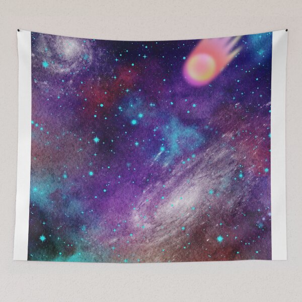 Item preview, Moon Glow Meteor Space Metal Print designed and sold by The Shark  Designer.