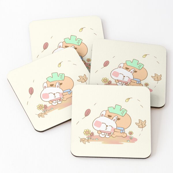 Item preview, Cute Rabbit Carrot Autumn Fall Season Bunny Sticker by artofpunii designed and sold by ArtOfPunii.