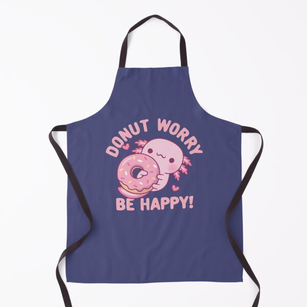 Item preview, Cute Axolotl Donut Worry Be Happy Funny designed and sold by rustydoodle.