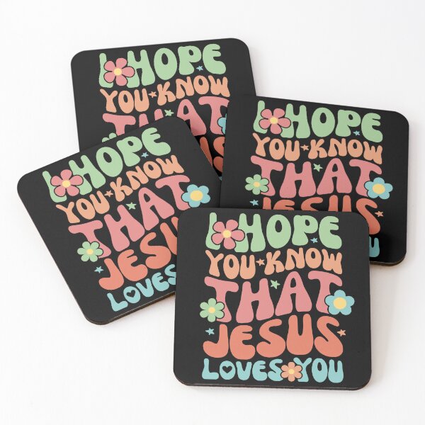 Item preview, Jesus Loves You Retro Sticker designed and sold by KartaAntika.