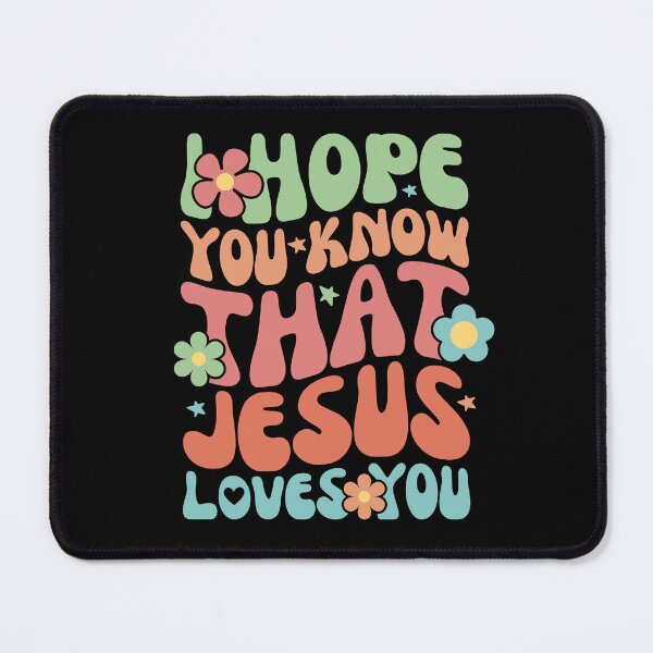 Item preview, Jesus Loves You Retro Sticker designed and sold by KartaAntika.