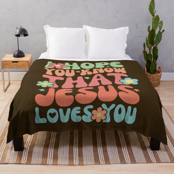 Item preview, Jesus Loves You Retro Sticker designed and sold by KartaAntika.