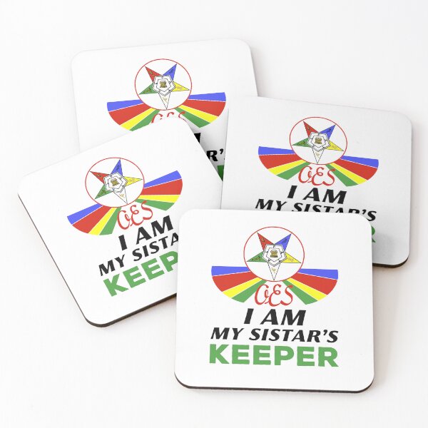 Item preview, OES Order Of The Eastern Star Logo I Am My Sistar's Keeper designed and sold by TopTeeShop.
