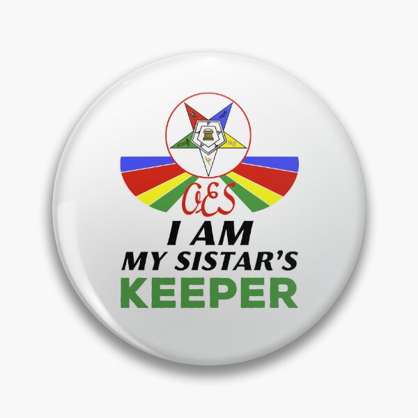 Item preview, OES Order Of The Eastern Star Logo I Am My Sistar's Keeper designed and sold by TopTeeShop.