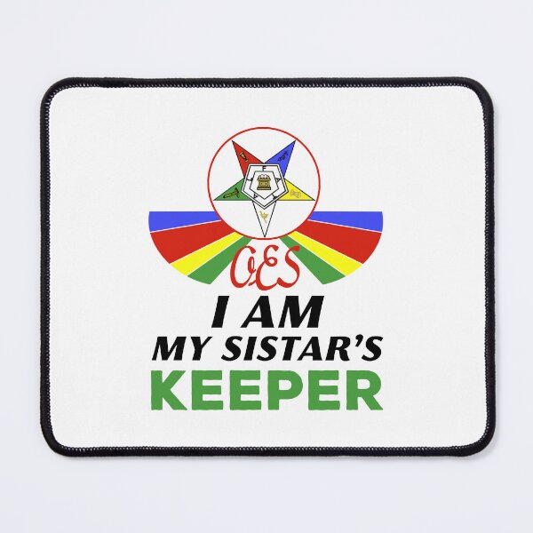 Item preview, OES Order Of The Eastern Star Logo I Am My Sistar's Keeper designed and sold by TopTeeShop.
