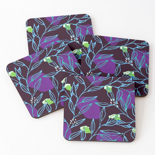 Item preview, shapes and leaves dark version designed and sold by clemfloral.