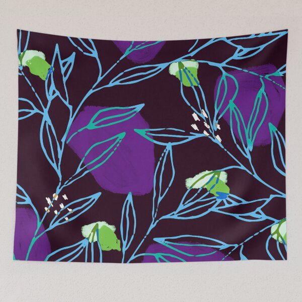 Item preview, shapes and leaves dark version designed and sold by clemfloral.