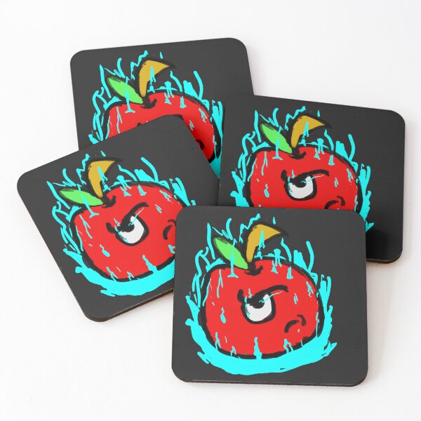 Item preview, cartoon apple with blue fire aura designed and sold by STRplatinum.