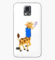 Sleepy Giraffe Loves Neck Pillows Case/Skin for Samsung Galaxy