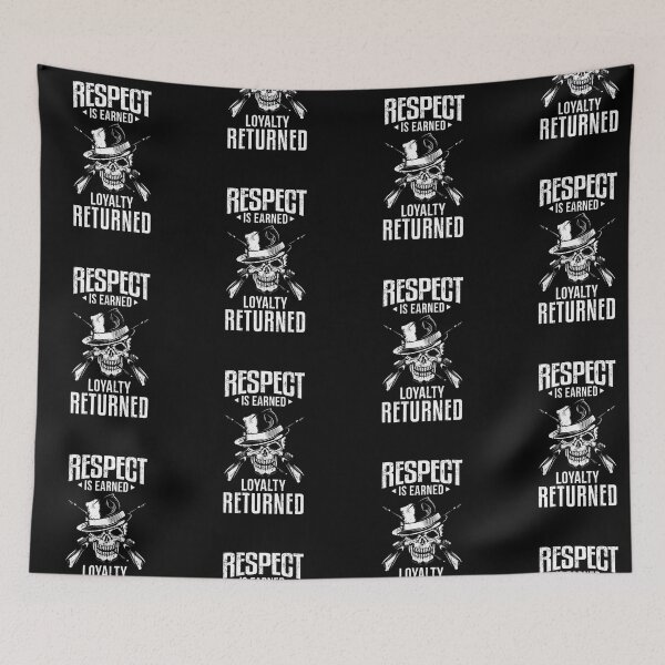 Item preview, Respect is earned loyalty returned designed and sold by FanityPrints.