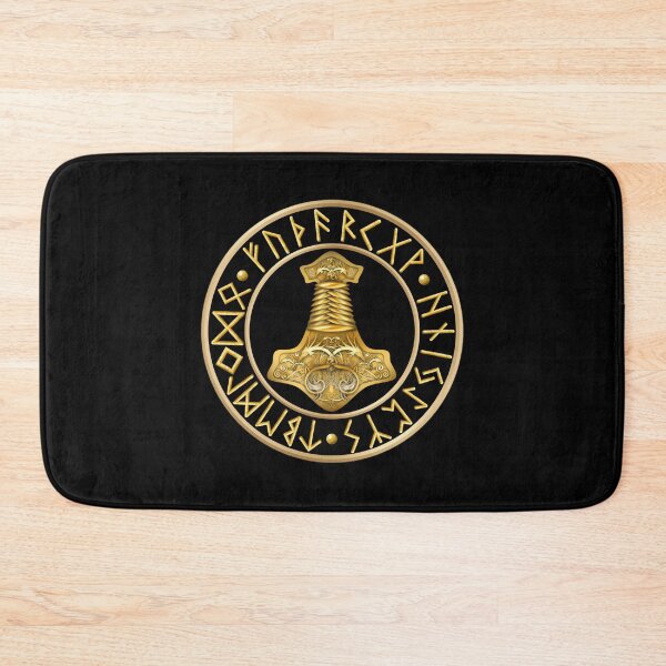 Item preview, Thor's Hammer Runes - Black designed and sold by dorothyhinlmta.