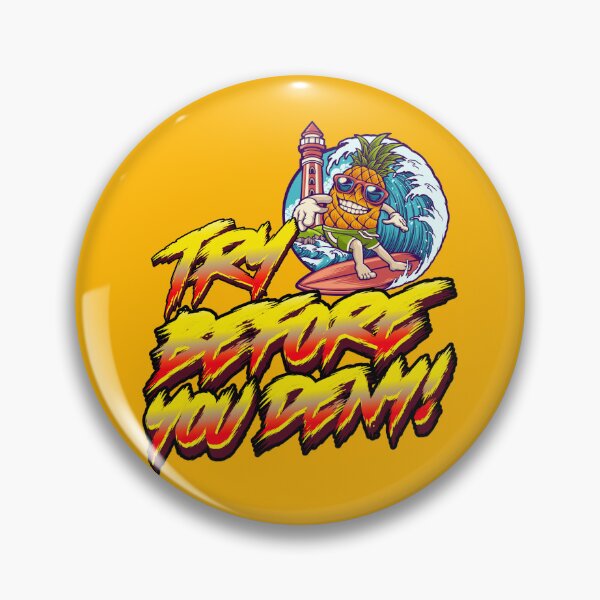 Item preview, Try before you deny - Pineapple Surfer designed and sold by YomeHayin.