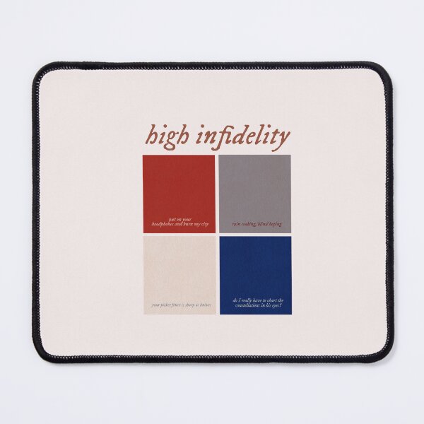 Item preview, high infidelity lyric color palette / graphic design designed and sold by viviennesworld.
