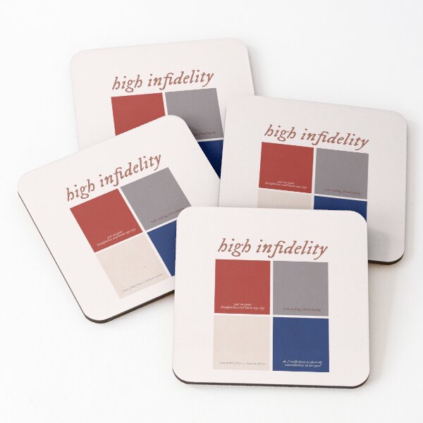 Item preview, high infidelity lyric color palette / graphic design designed and sold by viviennesworld.